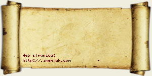 Angelina Staničić vizit kartica